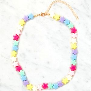 LA Hearts Starry Choker Necklace, OneSize, Multi